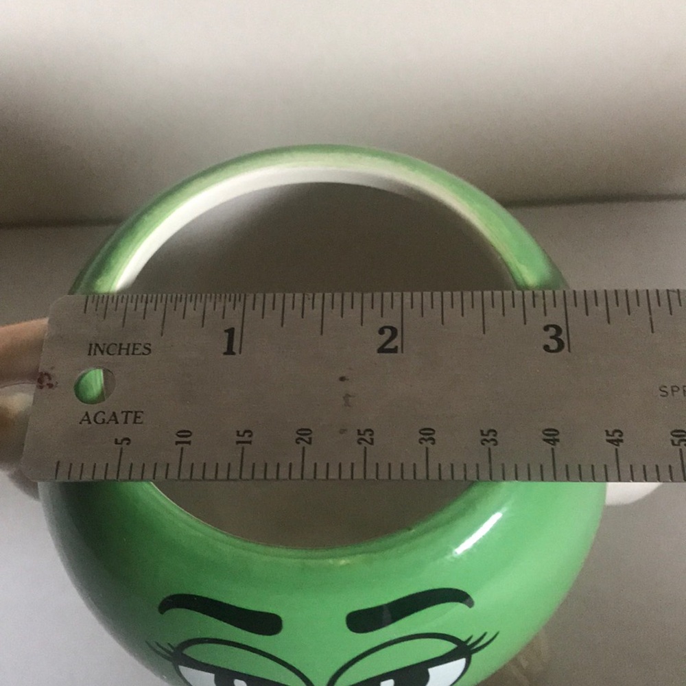 Green M&M Mars 2008 Candy Coffee Tea Cup - Picture 4 of 10